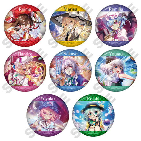 『東方ダンマクカグラ ファンタジア・ロスト』缶バッジ【BOX】
